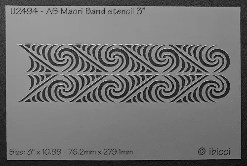 ibicci AS Maori Band stencil - 3"